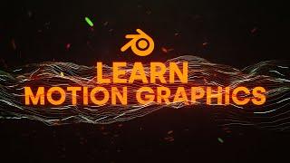 How to Learn Motion Graphics in Blender 2025!