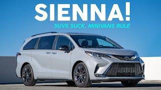 Vans Are Better Than SUVs – 2024 Toyota Sienna XSE Review!