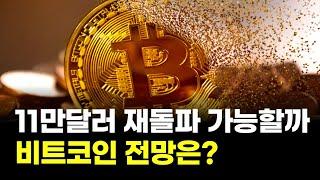 11만달러 재돌파 가능할까...비트코인 전망은? | 표상록 대표