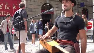 Wish You Were Here - Pink Floyd (Street artist) | Handmade Lap Steel Guitar