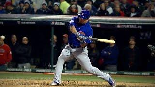 WS2016 Gm2: Schwarber hits two RBI singles, walks