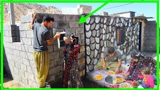 Before winter: completing the kitchen to cover the roof#architecture