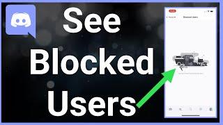 How To See Blocked Users On Discord