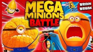 🟡 MEGA MINIONS BATTLE: Race, Jump & Win!Brain Break for Kids | Gru 4 | Danny Go Noodle inspired