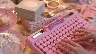 Princess Keyboard Typing For Fancy Relaxation (ASMR no speaking)