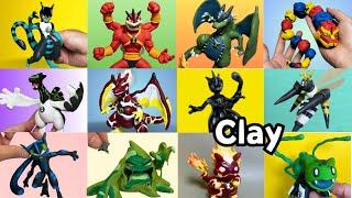 Ben 10 aliens fusion with pokemon all ｜ clay art