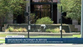 City of Bryan to survey community regarding interest in bringing in broadband internet
