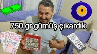 750 gram gümüş çıkardık. #silver #gümüş #серебро #ekgelir #hurdatoplama #degerlielementavcisi