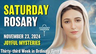 Saturday Rosary  Joyful Mysteries of the Rosary  November 23, 2024 VIRTUAL ROSARY