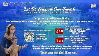 BISPERAS NG DAKILANG KAPISTAHAN NG PAG-AKYAT SA LANGIT NI MARIA