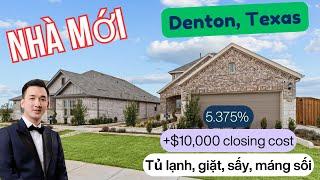  Nhà Mới Gần Đại Học UNT và TWU Tại Denton,  Dallas Texas – Khu Phát Triển Nhanh, Sở Hữu Ngay! 
