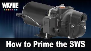 How to Prime the SWS Well Pump