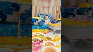 annaprashan decorations idea @Home. #youtubeshorts #cutebaby #baby #rice ceremony#shorts