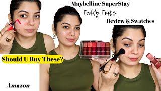 Maybelline Superstay Teddy Tints | Are these Really Sticky & Uncomfortable? | Watch This Review!