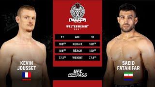 Eternal MMA 59: Kevin Jousset vs Saeid Fatahifar | May 7, 2021