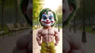 Transformation into babies | Spiderman vs Sonic vs Deadpool #spiderman #joker #sonic #marvel #dc