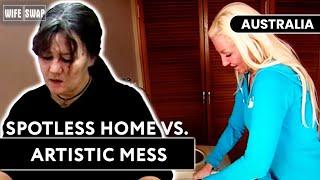 Clean Freak vs. Creative Chaos – Dramatic Family Swap | S01 E02 | Wife Swap Australia