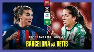 Barcelona vs. Real Betis | Liga F 2022-23 Matchday 18 Full Match