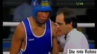 Juan Carlos Lemus (Cuba), the 1992 Olympic gold medalist in boxing (71 kg)