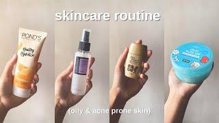  skincare routine (oily & acne prone skin) [CC]
