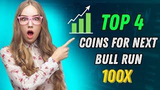 Top 4 coins for next bull run | these coins can give you insane returns| #cryptodaily #cryptoearn