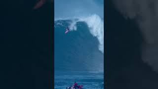 Heavy dues at the school of Pe’ahi. #surfing #wipeout #big