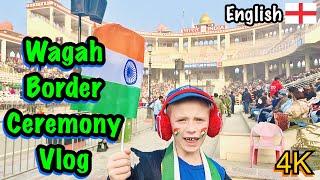 Logan goes to the Wagah Border Ceremony in Amritsar in India - 4K vlog (India side)