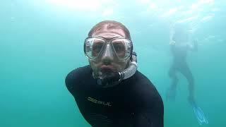  Snorkelling Porthcothan Bay Cornwall