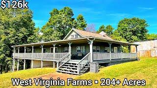 West Virginia Farms For Sale | $126k | 204+ Acres | West Virginia Land For Sale | Cabins With Land