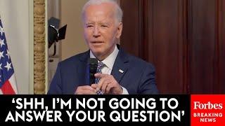 SHOCK MOMENT: Biden Gets Testy With Reporters, Then White House Staff Ushers Them Out