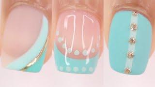 NEW EASY SPRING/SUMMER NAIL DESIGNS 2024 | turquoise nails, chrome nails, diy nail art at home