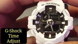 How to set the Date & Time on Casio Gshock 5522 (Analog and Digital) | GA-700