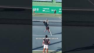 스매시 팁-깊게 보내라! #테니스 #tennis #정진화테니스레슨