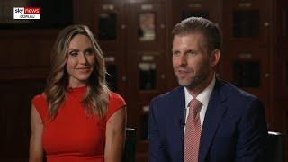 ‘Never ceases to amaze me’: Eric Trump praises wife in sit-down interview