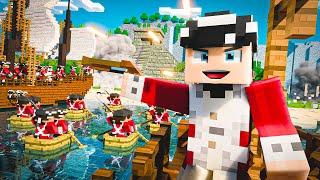 100 Players Simulate a COLONY WAR in Minecraft Civilization War