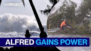 Cyclone Alfred Gains Power As Movement Slows