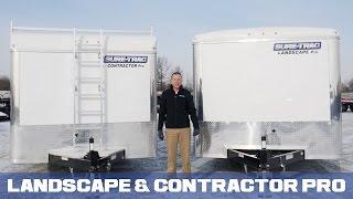 Contractor Pro and Landscape Pro Enclosed Trailers