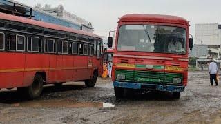 Latur MSRTC Bus Depot : MSRTC ST Buses : Latur , Maharashtra , India