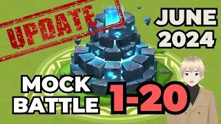 Summoners War | UPDATE สนามฝึกต่อสู่ด่านที่ 1-20 | JUNE 2024