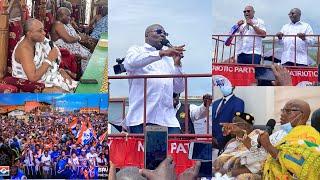 Dr. Bawumia turns Labadi Palace into massive rally as thousands mob him+ Door to Door campaign