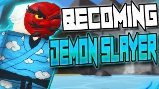 BECOMING A DEMON SLAYER WITH WATER BREATH STYLE | ROBLOX | ONIKIRI | NEW DEMON SLAYER GAME!