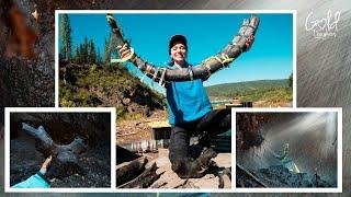 INCREDIBLE WOOLLY MAMMOTH TUSK found in ice at the Boneyard Alaska