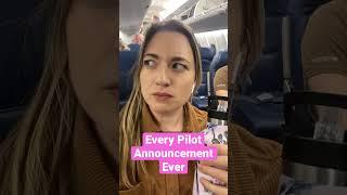 Why do all pilots sound like this?  #lazypilotannouncement #pilotannouncement #shortsmaschallenge