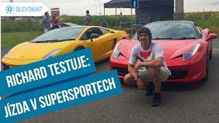 Richard testuje: Jízdu ve Ferrari 458 Italia a v Lamborghini Gallardo LP560