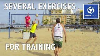 Beach Volleyball training - Exercises (Mladen Stankovic coaching Anton Lossev and Niksa Dell'Orco)