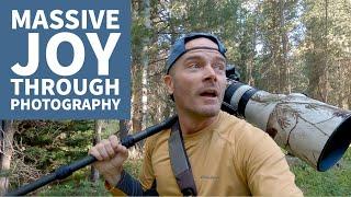 Pure Joy Through Wildlife Photography - With A Great Gray Owl In Wyoming