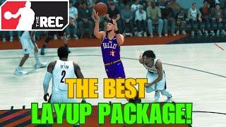 The BEST LAYUP PACKAGE is TAKING OVER the REC in NBA 2K25!