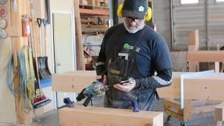 drill vs mortiser - Timber frame mortise and tenon joinery