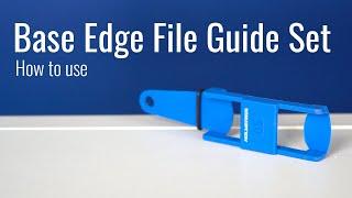 Base Edge File Guide Set - ski edge angle set (Application)