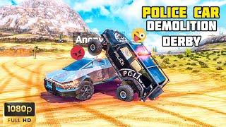 POLICE CAR MULTIPLAYER DEMOLITION DERBY | OFF THE ROAD HD OPEN WORLD DRIVING GAME